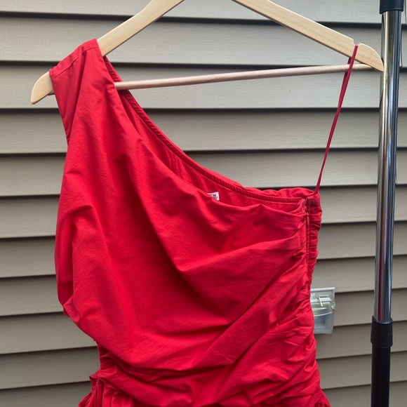 Abercrombie One-Shoulder Cutout Maxi Dress - Picture 2 of 12